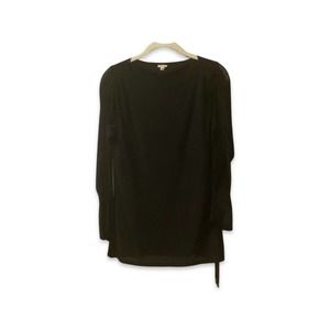 Reba Black Long Sleeve Top - Sz M